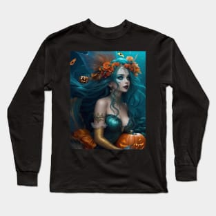 Halloween Mermaid Fairy Long Sleeve T-Shirt